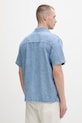 Odzież Karl Lagerfeld Jeans koszula męska bawełniana B2M16013 niebieski