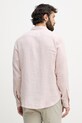 Abbigliamento Guess camicia da uomo in lino M6GH59.W1827 rosa