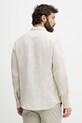 Abbigliamento Guess Camicia da uomo in lino M6GH59.W1827 beige