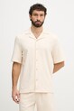 Guess košulja za muškarce od pamuka bež M6GP10.K3079
