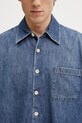 Our Legacy Above πουκάμισο ντένιμ ανδρικό μπλε M2262AW