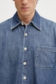 Our Legacy Above πουκάμισο ντένιμ ανδρικό μπλε M2262AW