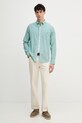 Gant koszula męska bawełniana 3000150 turkusowy SS26
