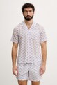 Vilebrequin koszula męska bawełniana CHARLI biały HARCV239