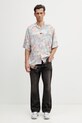 Martine Rose koszula z wiskozy męska 404WS24809 multicolor