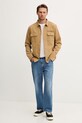 Hurley рубашка для мужчин из денима MWVEU00006 коричневый SS26