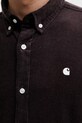 Carhartt WIP L/S Madison Fine Cord Shirt koszula sztruksowa męska brązowy I030580.3M6XX