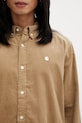 Carhartt WIP L/S Madison Fine Cord Shirt сорочка бавовняна чоловіча зелений I030580.3MEXX