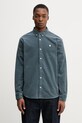 Carhartt WIP L/S Madison Fine Cord Shirt koszula sztruksowa męska niebieski I030580.3MGXX