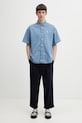 Carhartt WIP S/S Lucas Shirt košile džínová pánská I034575.135 modrá