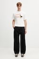 Human Made MENS KNITTED T-SHIRT tričko bavlněné pánské HM31TE006 bílá