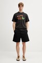 Human Made MENS KNITTED T-SHIRT tričko bavlněné pánské HM31TE006 černá