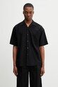 BEAMS сорочка вовняна чоловіча чорний 1101.1630.563