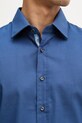 Michael Kors košile pánská bavlněná s elastanem MK0DS01651 modrá