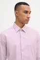 Michael Kors koszula męska fioletowy MK0DS01673