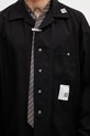 Maison MIHARA YASUHIRO koszula męska czarny J16SH187