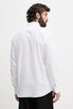 Odzież Karl Lagerfeld koszula męska z lnem 552627.605000 biały
