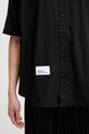 AAPE camicia in cotone da uomo nero AAPSRM8561XXQ
