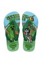 Havaianas klapki dziecięce KIDS MINECRAFT zielony 4145125.PPY2