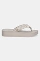Tommy Hilfiger japonki TH WEDGE CORNROW BEACH SANDAL FW0FW09037 beżowy SS26