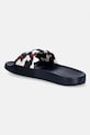 Obuwie Tommy Hilfiger klapki TH CORNROW POOL SLIDE FW0FW09039 granatowy