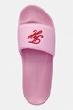 Tommy Hilfiger klapki damskie TH SCRIPT POOL SLIDE różowy FW0FW09286