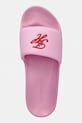 Tommy Hilfiger klapki damskie TH SCRIPT POOL SLIDE różowy FW0FW09286