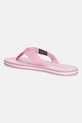 Obuwie Tommy Hilfiger japonki damskie TH ITHACA STRIPE SUMMER SANDAL FW0FW09192 różowy