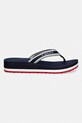 Tommy Hilfiger japonki damskie TH FLAG PRINT SUMMER SANDAL FW0FW09195 granatowy SS26