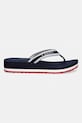 Tommy Hilfiger japonki damskie TH FLAG PRINT SUMMER SANDAL FW0FW09195 granatowy SS26