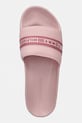 Tommy Hilfiger klapki basenowe damskie TH WEBBING POOL SLIDE różowy FW0FW09359