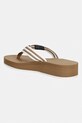 Obuwie Tommy Hilfiger japonki damskie TH STRIPE SUMMER SANDAL FW0FW09196 beżowy
