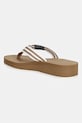 Obuwie Tommy Hilfiger japonki damskie TH STRIPE SUMMER SANDAL FW0FW09196 beżowy