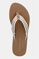 Tommy Hilfiger japonki damskie TH STRIPE SUMMER SANDAL beżowy FW0FW09196