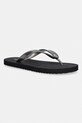 Calvin Klein žabky dámské FLIP FLOP TPU METALLIC černá HW0HW02956