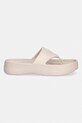 Calvin Klein șlapi pentru femei ONE PIECE EVA FLIP FLOP THONG HW0HW02957 bej SS26
