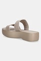 Obuv Calvin Klein šľapky dámske FLATFORM SNDL WEBBING HW0HW02878 béžová