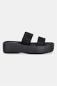 Calvin Klein чехли дамски FLATFORM SNDL WEBBING HW0HW02878 черен SS26