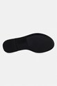 Calvin Klein pantofle dámské kožené ROUND FLAT SNDL LTH BAR HW 2 HW0HW02925 hnědá