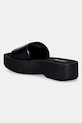 Obuwie Calvin Klein klapki damskie skórzane FLATF SNDL LTH MG HW0HW03026 czarny