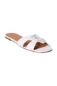 Polo Ralph Lauren klapki skórzane Plo Rng Br Sandal 818955858004.100 biały SS26