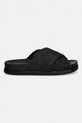 Tommy Jeans klapki TJW COMFORT SLIDES WASHED DENIM EN0EN02898 granatowy SS26