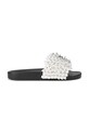 Kurt Geiger London klapki Meena Eagle Bead tekstylny czarny 5392245999