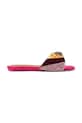 Kožené šľapky Kurt Geiger London Kensington Flat Sandal usňová koža ružová 8496169789
