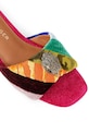 Obuv Kožené šľapky Kurt Geiger London Kensington Flat Sandal 8496169789 ružová