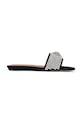 Шкіряні шльопанці Kurt Geiger London Kensington C Flat Sandal віденський срібний 5382209209