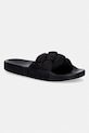 Tommy Jeans klapki damskie TJW BRAIDED SLIDES czarny EN0EN02975