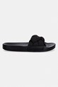 Tommy Jeans klapki damskie TJW BRAIDED SLIDES EN0EN02975 czarny SS26