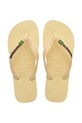 Παντόφλες Havaianas BRASIL LOGO φλατ κίτρινο 4110850.9256