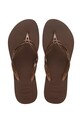 Παντόφλες Havaianas FLASH SWEET φλατ καφέ 4123225.0727